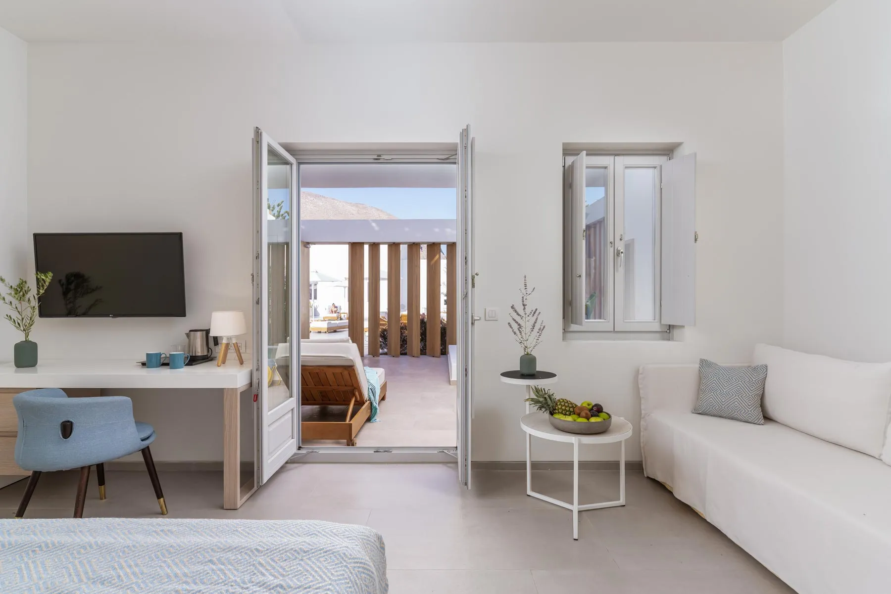 Deluxe Double Room with Terrace & Whirlpool Bath